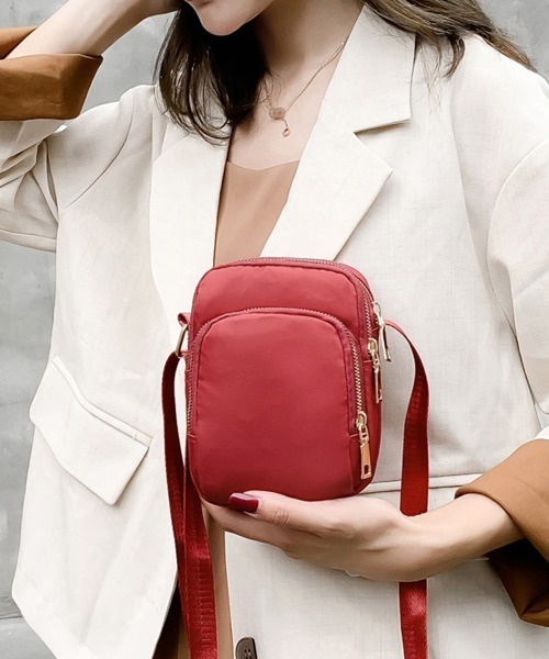 Miniministore(ミニミニストア)の「ミニショルダーバッグ ミニポシェット軽量(ショルダーバッグ・レディース・ダークグレー/ネイビー/パープル/ブラック/レッド・FREE)」の5枚目の写真