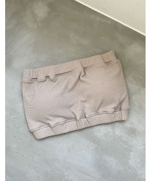 Re:EDIT(リエディ)の「カップ付きリブバンドゥ(その他アンダーウェア/インナー・レディース・ブラック/オフホワイト/ベージュ・LARGE/MEDIUM)」の3枚目の写真