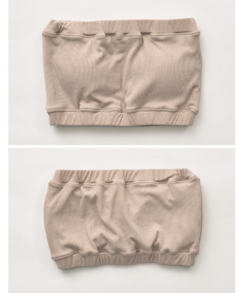 Re:EDIT(リエディ)の「カップ付きリブバンドゥ(その他アンダーウェア/インナー・レディース・ブラック/オフホワイト/ベージュ・LARGE/MEDIUM)」の6枚目の写真