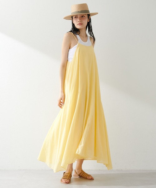 kittaグリーン草木染めギャザーワンピース kitta 草木染 ワンピース（定価6.4万キッタ kitta 草木染