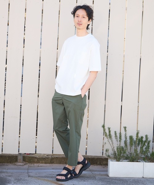 GLOBAL WORK（グローバルワーク）の「ヘビロッTEE COOL/半袖/986787（Tシャツ/カットソー・メンズ・ホワイト×ブラック/ホワイト/ライトグレー・MEDIUM/LARGE/X-LARGE/SMALL）」の18枚目の写真