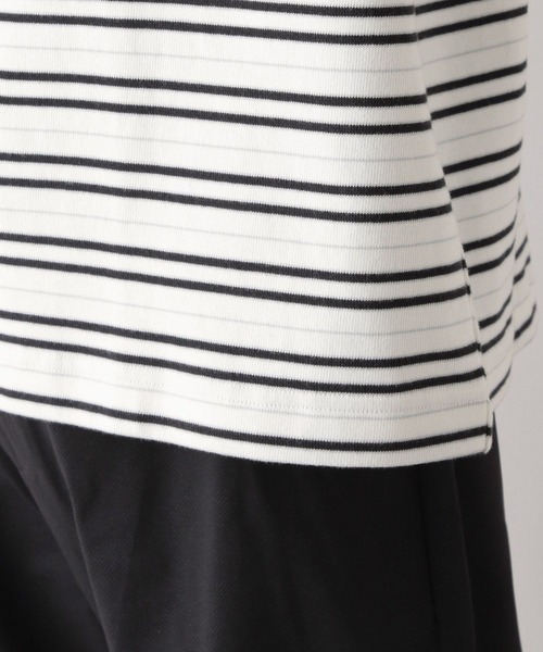 GLOBAL WORK（グローバルワーク）の「ヘビロッTEE COOL/半袖/986787（Tシャツ/カットソー・メンズ・ホワイト×ブラック/ホワイト/ライトグレー・MEDIUM/LARGE/X-LARGE/SMALL）」の8枚目の写真