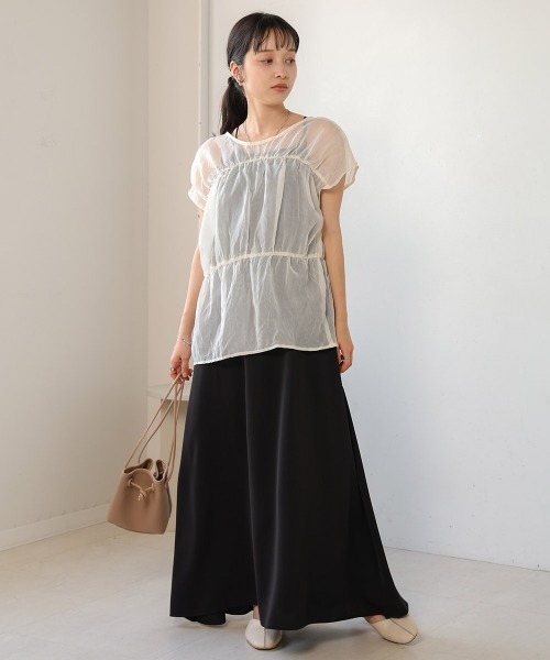 DEUXIEME CLASSE - 本日取り消します！Deuxieme Classe VVB ブラウス  ホワイト 本日取り消します！Deuxieme Classe VVB ブラウス ホワイト