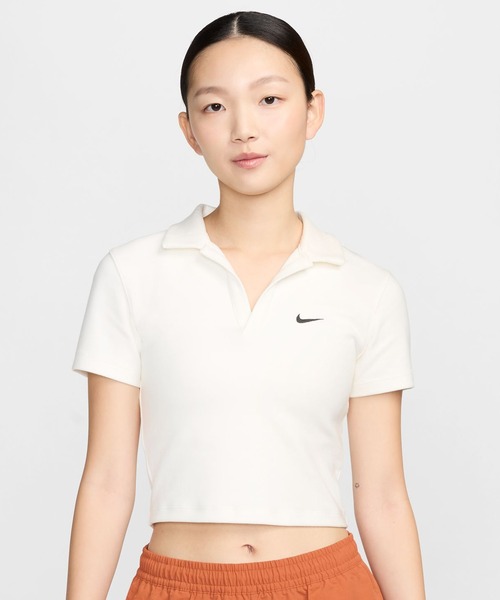 NIKE AS W NSW ESSNTL SS POLO CRP TO — женское поло Nike NSW Essential S/S