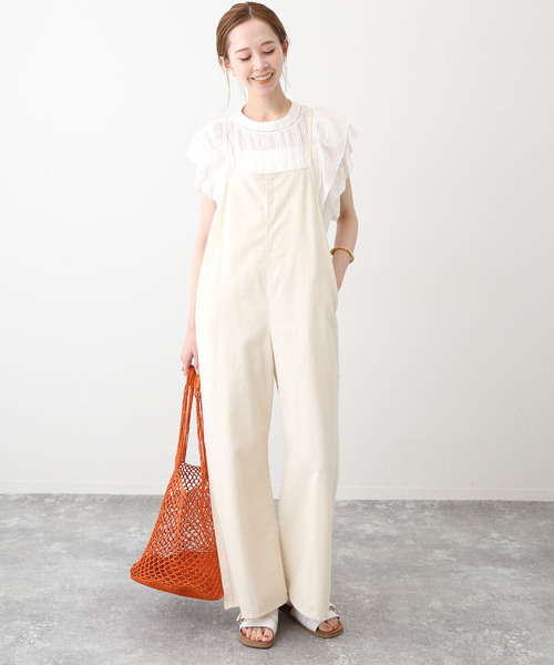 試着のみ　アイボリー完売LEE /リー SLOBE別注 キャミソールサロペット SLOBE IENA（スローブイエナ）の「《WEB限定/追加》【LEE /リー