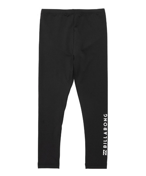 BILLABONG(ビラボン)の「BILLABONG キッズ LEGGINS インナー (110~150) 【2024年春夏モデル】/ ビラボンキッズUVカットレギンス水着(スイムグッズ・キッズ・ホワイト×ブラック・130/150/110)」の1枚目の写真