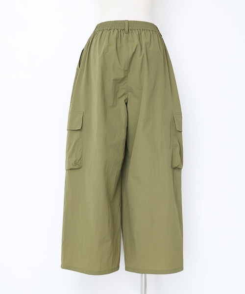 n'OrLABEL（ノアールレーベル）の「『カシュクールワイドカーゴパンツ』（カーゴパンツ・レディース・ブラック/ホワイト/ライトカーキ・1/2）」の14枚目の写真