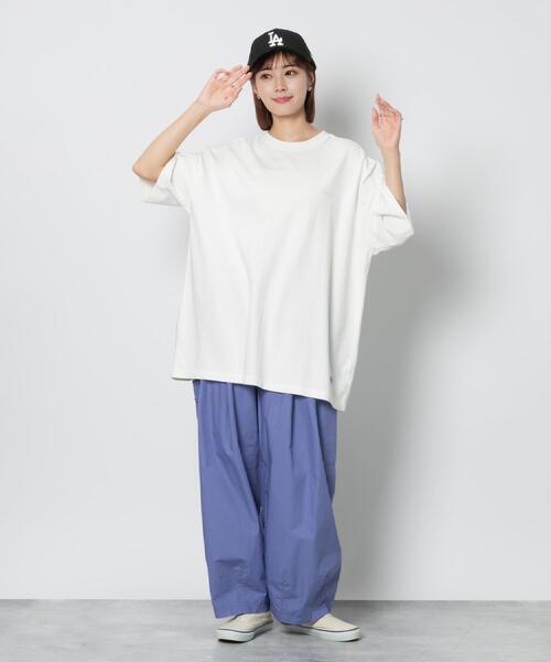 Dickies(ディッキーズ)の「Dickies(ディッキーズ)【レディース】天竺ビッグTシャツ(Tシャツ/カットソー・レディース・ブラック/ホワイト・M)」の16枚目の写真