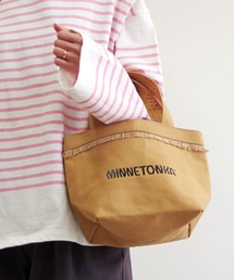 Minnetonka（ミネトンカ）の「MINNETONKA（ミネトンカ） / フリンジロゴトートバッグ キャンバスバッグ スモールトート（トートバッグ）」