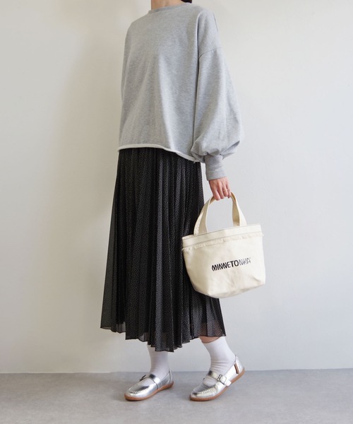 Minnetonka（ミネトンカ）の「MINNETONKA（ミネトンカ） / フリンジロゴトートバッグ キャンバスバッグ スモールトート（トートバッグ・レディース・グレー/アイボリー/ブラック/ブラウン・FREE）」の12枚目の写真