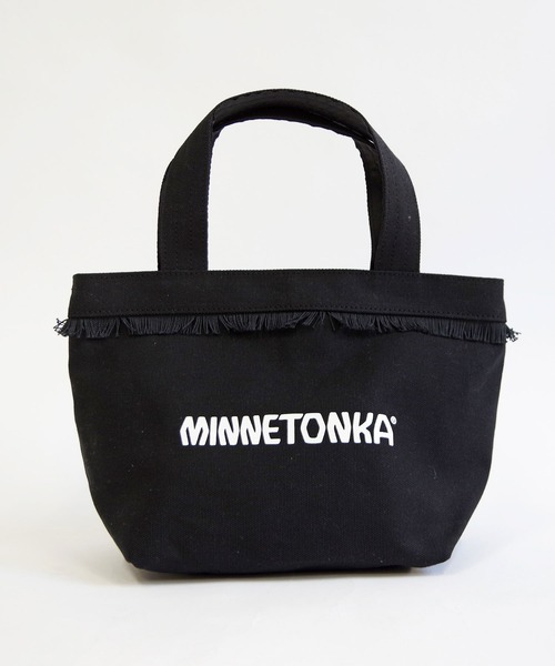 Minnetonka（ミネトンカ）の「MINNETONKA（ミネトンカ） / フリンジロゴトートバッグ キャンバスバッグ スモールトート（トートバッグ・レディース・グレー/アイボリー/ブラック/ブラウン・FREE）」の19枚目の写真
