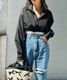 ショートリボンシャツ