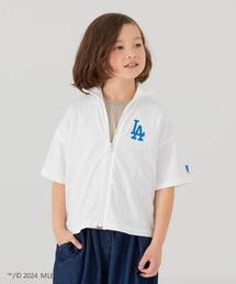 MLB | MLB ロゴ フロントジップ半袖Tシャツ(Tシャツ/カットソー)