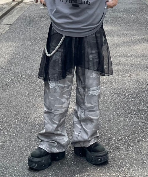 XU（エックスユー）の「ストリートファッション XU エックスユー design wallet chain ウォレットチェーン シルバーチェーン 太チェーン 韓国ファッション（ウォレットチェーン・メンズ・シルバー・ONE SIZE）」の4枚目の写真