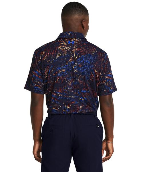 【セール】UAプレーオフ プリント ポロ3.0（ゴルフ/メンズ）（ポロシャツ）｜UNDER ARMOUR（アンダーアーマー）