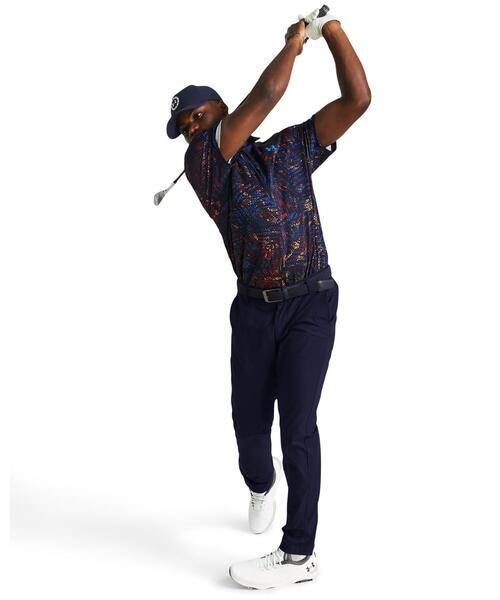 【セール】UAプレーオフ プリント ポロ3.0（ゴルフ/メンズ）（ポロシャツ）｜UNDER ARMOUR（アンダーアーマー）