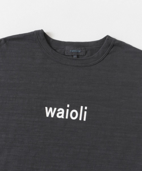 URBAN RESEARCH DOORS(アーバンリサーチドアーズ)の「melelana 半袖T-shirts(シャツ/ブラウス・レディース・ホワイト/オフホワイト/チャコールグレー・ONE)」の7枚目の写真