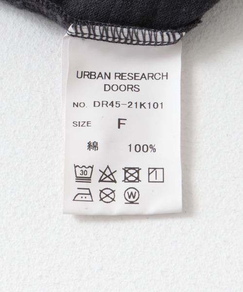 URBAN RESEARCH DOORS(アーバンリサーチドアーズ)の「melelana 半袖T-shirts(シャツ/ブラウス・レディース・ホワイト/オフホワイト/チャコールグレー・ONE)」の13枚目の写真