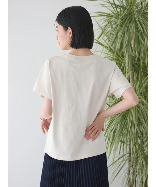 AMERICAN HOLIC(アメリカンホリック)の「フロッキーロゴカットプルオーバー①(Tシャツ/カットソー・レディース・オフホワイト/ブラック/アイボリー・M/L)」の8枚目の写真