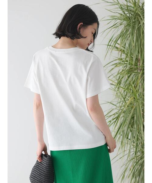 AMERICAN HOLIC(アメリカンホリック)の「フロッキーロゴカットプルオーバー①(Tシャツ/カットソー・レディース・オフホワイト/ブラック/アイボリー・M/L)」の11枚目の写真