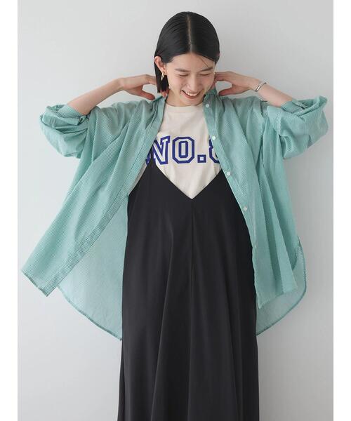 AMERICAN HOLIC(アメリカンホリック)の「フロッキーロゴカットプルオーバー①(Tシャツ/カットソー・レディース・オフホワイト/ブラック/アイボリー・M/L)」の13枚目の写真