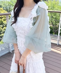 マルチウェイチュールブラウス【ZOZOTOWN限定アイテム】