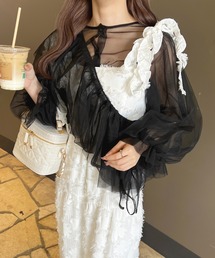 apres jour | マルチウェイチュールブラウス【ZOZOTOWN限定アイテム】(シャツ/ブラウス)