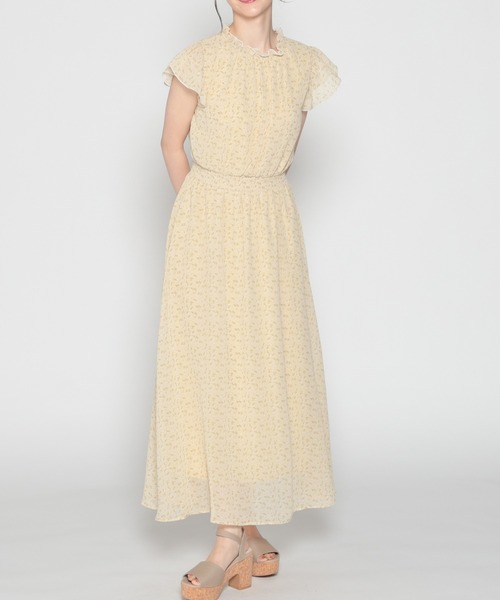 Honeys（ハニーズ）の「フリルワンピース（ワンピース・レディース・ブラック系その他/グリーン系その他/イエロー系その他/ブルー系その他・S/M/L/LL/3L）」の4枚目の写真