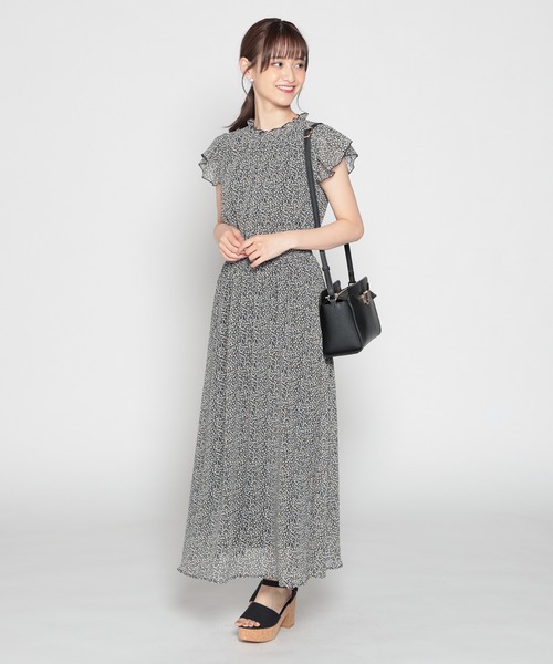 Honeys（ハニーズ）の「フリルワンピース（ワンピース・レディース・ブラック系その他/グリーン系その他/イエロー系その他/ブルー系その他・S/M/L/LL/3L）」の5枚目の写真