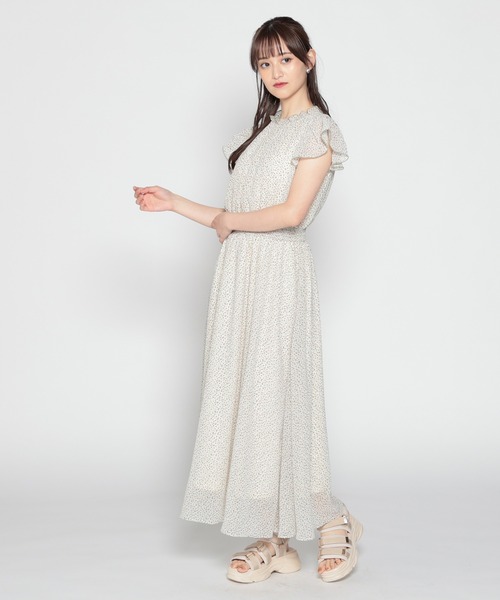 Honeys（ハニーズ）の「フリルワンピース（ワンピース・レディース・ブラック系その他/グリーン系その他/イエロー系その他/ブルー系その他・S/M/L/LL/3L）」の9枚目の写真