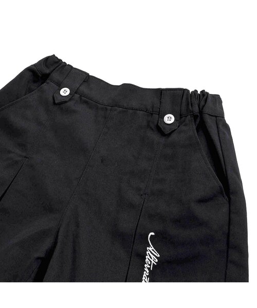 algy（アルジー）の「チュールキャミ付きT&キュロット3点セット（セットアップ・キッズ・ブラック/サックスブルー・X-SMALL/MEDIUM/SMALL/XXX-SMALL/XX-SMALL）」の3枚目の写真