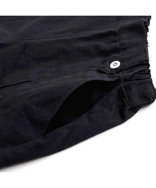 algy（アルジー）の「チュールキャミ付きT&キュロット3点セット（セットアップ・キッズ・ブラック/サックスブルー・X-SMALL/MEDIUM/SMALL/XXX-SMALL/XX-SMALL）」の5枚目の写真