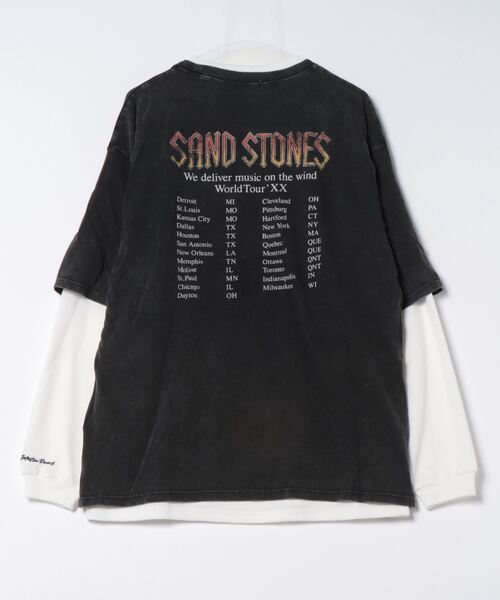 TIMELY WARNING（タイムリーワーニング）の「【TIMELY WARNING】BAND TEE ＆ WAFFLE ENSEMBLE（Tシャツ/カットソー・メンズ・グレー系その他2/グレー系その他・M/L/XL）」の3枚目の写真