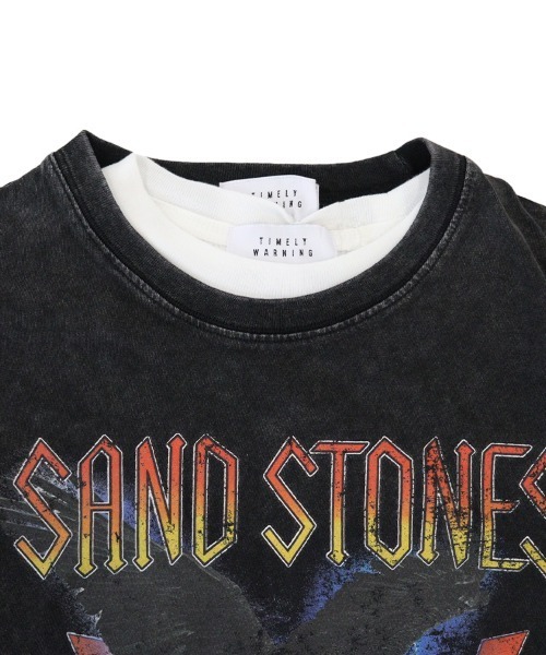 TIMELY WARNING（タイムリーワーニング）の「【TIMELY WARNING】BAND TEE ＆ WAFFLE ENSEMBLE（Tシャツ/カットソー・メンズ・グレー系その他2/グレー系その他・M/L/XL）」の17枚目の写真