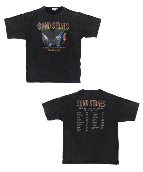TIMELY WARNING（タイムリーワーニング）の「【TIMELY WARNING】BAND TEE ＆ WAFFLE ENSEMBLE（Tシャツ/カットソー・メンズ・グレー系その他2/グレー系その他・M/L/XL）」の9枚目の写真