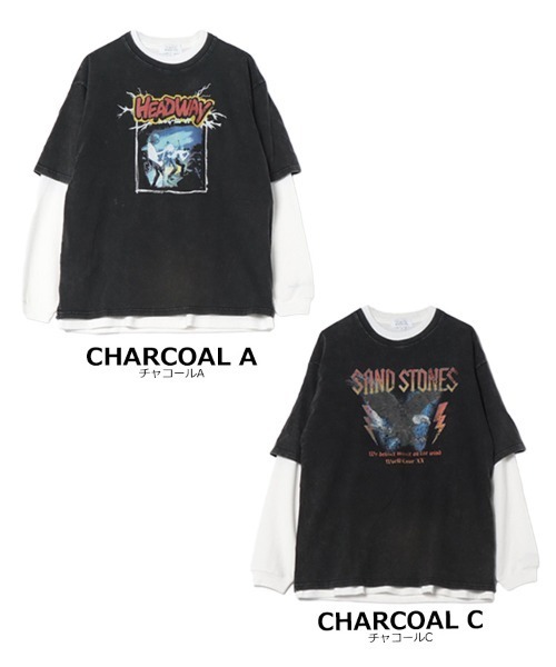 TIMELY WARNING（タイムリーワーニング）の「【TIMELY WARNING】BAND TEE ＆ WAFFLE ENSEMBLE（Tシャツ/カットソー・メンズ・グレー系その他2/グレー系その他・M/L/XL）」の7枚目の写真