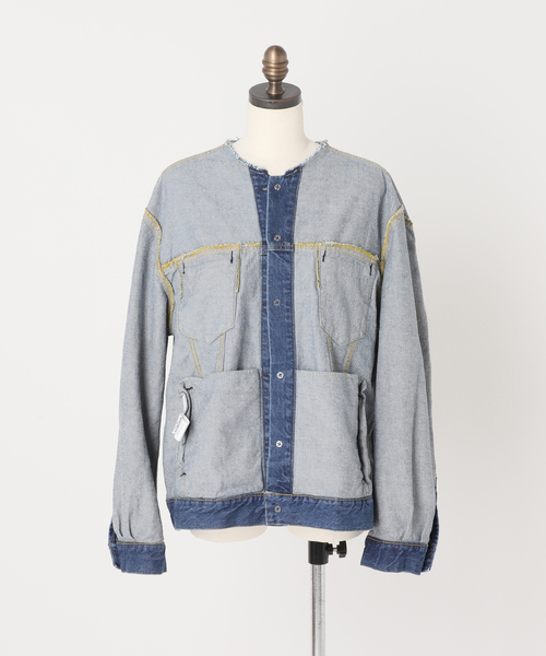 チェンジボタンデニムジャケット（デニムジャケット）｜Bonum（ボナム