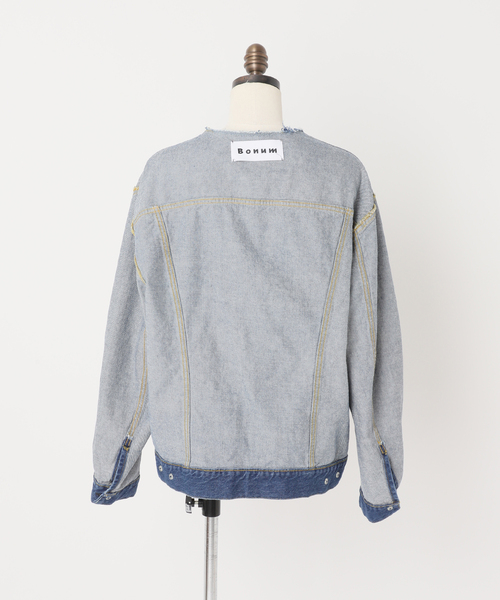 チェンジボタンデニムジャケット（デニムジャケット）｜Bonum（ボナム