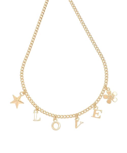 jouetie(ジュエティ)の「モチーフロゴネックレス(ネックレス・レディース・ゴールド/シルバー・FREE)」の4枚目の写真