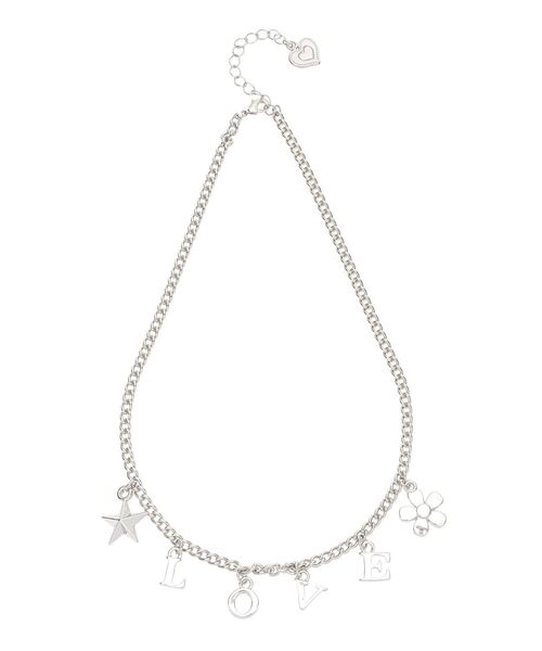 jouetie(ジュエティ)の「モチーフロゴネックレス(ネックレス・レディース・ゴールド/シルバー・FREE)」の2枚目の写真