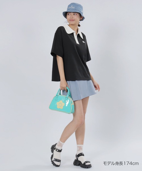 MARY QUANT アシンメトリー　プリーツスカート スカート Tシャツ MARY QUANT（マリークワント）の「アシンメトリープリーツミニ