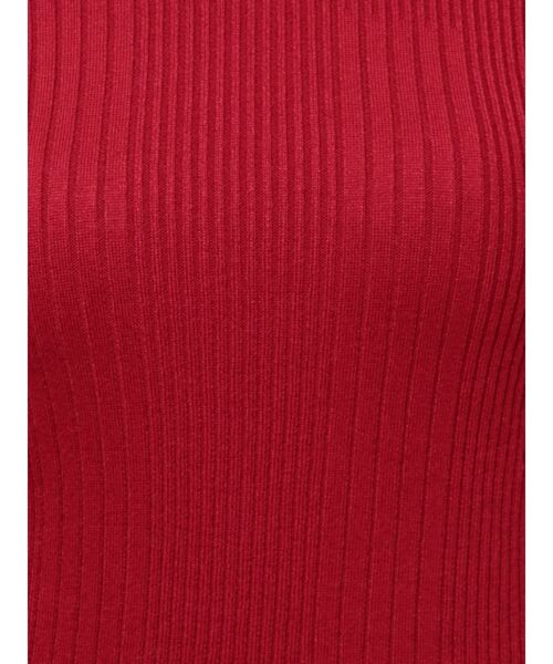 MERCURYDUO（マーキュリーデュオ）の「シンプルボトルネックニット（ニット/セーター・レディース・チャコールグレー/ブラック/パープル/オフホワイト/ベビーピンク/レッド・FREE）」の12枚目の写真