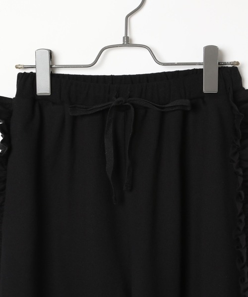 LOWRYS FARM（ローリーズファーム）の「フリルミニウラケパンツ　 124762（スウェットパンツ・キッズ・ブラック/ピンク/グレー・160cm/150cm）」の7枚目の写真