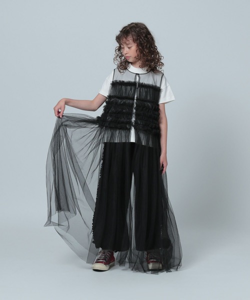 LOWRYS FARM（ローリーズファーム）の「フリルミニウラケパンツ　 124762（スウェットパンツ・キッズ・ブラック/ピンク/グレー・160cm/150cm）」の14枚目の写真