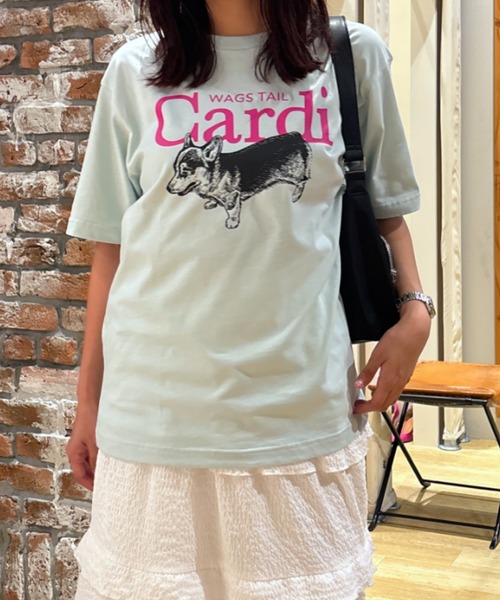 RODEO CROWNS WIDE BOWL(ロデオクラウンズワイドボウル)の「WAGS TAIL PARK Tシャツ(Tシャツ/カットソー・レディース・ホワイト/ミント/ブラック・FREE)」の3枚目の写真