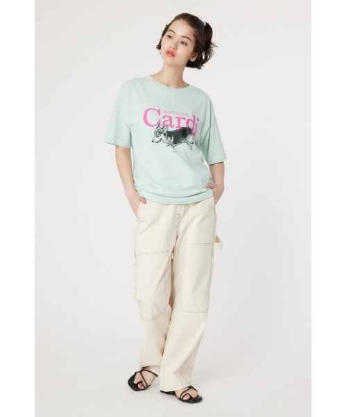 RODEO CROWNS WIDE BOWL(ロデオクラウンズワイドボウル)の「WAGS TAIL PARK Tシャツ(Tシャツ/カットソー・レディース・ホワイト/ミント/ブラック・FREE)」の7枚目の写真