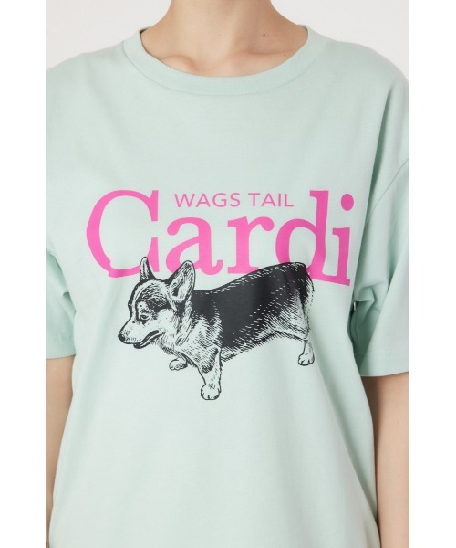 RODEO CROWNS WIDE BOWL(ロデオクラウンズワイドボウル)の「WAGS TAIL PARK Tシャツ(Tシャツ/カットソー・レディース・ホワイト/ミント/ブラック・FREE)」の9枚目の写真