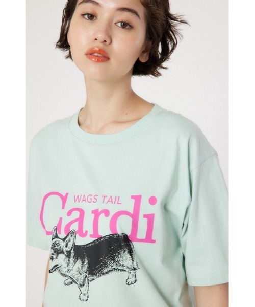 RODEO CROWNS WIDE BOWL(ロデオクラウンズワイドボウル)の「WAGS TAIL PARK Tシャツ(Tシャツ/カットソー・レディース・ホワイト/ミント/ブラック・FREE)」の4枚目の写真