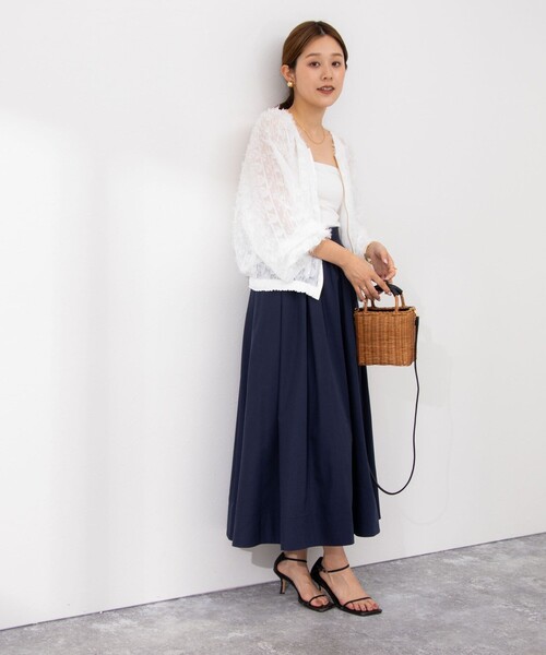 ノーリーズソフィ　シアーカットジャガードブルゾン NOLLEY'S Sophi（ノーリーズソフィ）の「シアーカットジャガード