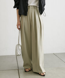 mystic | 【3色展開】タックスラックス(その他パンツ)